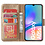 Ntech Hoesje geschikt voor Samsung Galaxy A05s bookcase met pasjeshouder - Goud