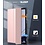 Ntech Ntech Tablet Hoes Geschikt voor Samsung Galaxy Tab A9 Plus hoes Trifold Bookcase - Rose Goud
