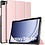 Ntech Ntech Tablet Hoes Geschikt voor Samsung Galaxy Tab A9 Plus hoes Trifold Bookcase - Rose Goud