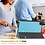 Ntech Ntech Tablet Hoes Geschikt voor Samsung Galaxy Tab A9 hoes Trifold Bookcase - Licht Blauw