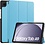 Ntech Ntech Tablet Hoes Geschikt voor Samsung Galaxy Tab A9 hoes Trifold Bookcase - Licht Blauw