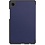 Ntech Ntech Tablet Hoes Geschikt voor Samsung Galaxy Tab A9 hoes Trifold Bookcase - Donker Blauw