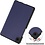 Ntech Ntech Tablet Hoes Geschikt voor Samsung Galaxy Tab A9 hoes Trifold Bookcase - Donker Blauw