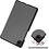 Ntech Ntech Tablet Hoes Geschikt voor Samsung Galaxy Tab A9 hoes Trifold Bookcase - Grijs
