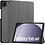 Ntech Ntech Tablet Hoes Geschikt voor Samsung Galaxy Tab A9 hoes Trifold Bookcase - Grijs