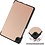 Ntech Ntech Tablet Hoes Geschikt voor Samsung Galaxy Tab A9 hoes Trifold Bookcase - Rose Goud
