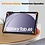 Ntech Ntech Tablet Hoes Geschikt voor Samsung Galaxy Tab A9 hoes Trifold Bookcase - Rood