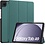 Ntech Ntech Tablet Hoes Geschikt voor Samsung Galaxy Tab A9 hoes Trifold Bookcase - Pine Groen