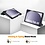 Ntech Ntech Tablet Hoes Geschikt voor Samsung Galaxy Tab A9 hoes Trifold Bookcase - Pine Groen