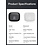 oTronica oTronica Draadloze Oordopjes - Active Noise Cancelling (ANC) oortjes - bluetooth - met LED Display - Zwart