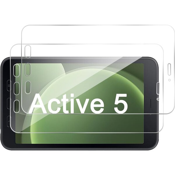 Ntech Screenprotector Geschikt voor Samsung Galaxy Tab Active 5 Screenprotector tempered glass 2pack - Galaxy Tab Active 5 2023 tempered glass