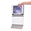 Ntech Hoes geschikt voor iPad 2018 met Toetsenbord Zwart - Hoes geschikt voor iPad 2017 hoes - Hoes geschikt voor iPad 6e Generatie hoes QWERTY Keyboard met Bluetooth