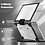 Ntech Hoes Geschikt voor Macbook Air 13 inch Hoes Zwart shockproof heavy duty hoesje - Macbook Air M1 2021 2020 2019 2018 / A2337 A2179 A1932 case met Opvouwbare kickstand hoes hardcover