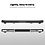 Ntech Hoes Geschikt voor Macbook Air 13 inch Hoes Zwart shockproof heavy duty hoesje - Macbook Air M1 2021 2020 2019 2018 / A2337 A2179 A1932 case met Opvouwbare kickstand hoes hardcover
