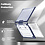 Ntech Hoes Geschikt voor Macbook New Pro 13 inch Hoes Donker Blauw shockproof heavy duty hoesje - Macbook Pro M1/ M2  2022 2021 A2338 A2289 A2251 A2159 A1989 A1706 M2 case met Opvouwbare kickstand hoes hardcover