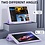 Ntech Tablethoes - Geschikt voor iPad 10.2 2021 Hoes met pencil houder smart bookcase Paars (2019/2020/2021) - iPad 7/8/9 Generatie Hoes