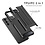 Ntech Hoesje Geschikt Voor Samsung Galaxy A54 Hoesje Schokbestendig Hybride hoesje - Galaxy A54 hoesje Rugged Armour Cover Heavy Duty Zwart - Galaxy A54 Screenprotector - 2 stuks