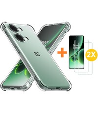 Ntech Hoesje geschikt voor Oneplus Nord 3 transparant Anti Shock silicone