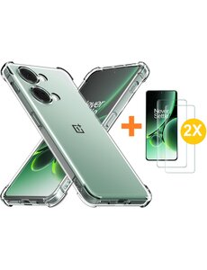 Ntech Hoesje geschikt voor Oneplus Nord 3 transparant Anti Shock silicone