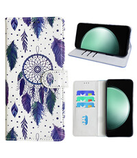 Ntech Samsung Galaxy S23 FE Bookcase met dromenvanger