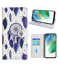 Ntech Samsung Galaxy S21 FE Bookcase met dromenvanger