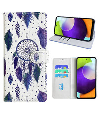Ntech Samsung Galaxy A52 Bookcase met dromenvanger