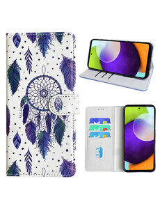 Ntech Samsung Galaxy A52 Bookcase met dromenvanger