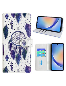 Ntech Samsung Galaxy A34 Bookcase met dromenvanger