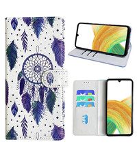 Ntech Samsung Galaxy A33 (4G/5G) Bookcase met dromenvanger