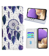 Ntech Samsung Galaxy A32 5G Bookcase met dromenvanger