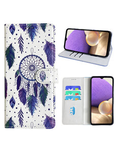 Ntech Samsung Galaxy A32 5G Bookcase met dromenvanger