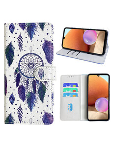 Ntech Samsung Galaxy A32 4G Bookcase met dromenvanger