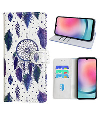 Ntech Samsung Galaxy A24 Bookcase met dromenvanger