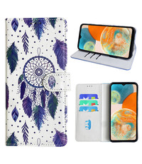 Ntech Samsung Galaxy A23 Bookcase met dromenvanger