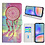 Ntech Hoesje geschikt voor Samsung Galaxy A05s Bookcase met dromenvanger print Roze