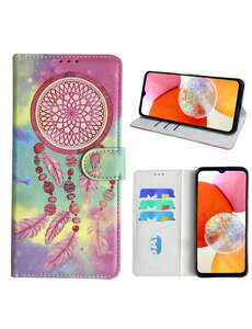 Ntech Samsung Galaxy A14 Bookcase met dromenvanger