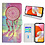Ntech Hoesje geschikt voor Samsung Galaxy A14 Bookcase met dromenvanger print Roze