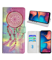 Ntech Samsung Galaxy A20e Bookcase met dromenvanger