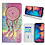 Ntech Hoesje geschikt voor Samsung Galaxy A20e Bookcase met dromenvanger print Roze
