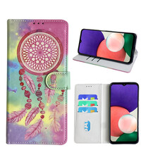 Ntech Samsung Galaxy A22 Bookcase met dromenvanger