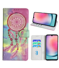 Ntech Samsung Galaxy A24 Bookcase met dromenvanger