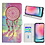 Ntech Hoesje geschikt voor Samsung Galaxy A24 Bookcase met dromenvanger print Roze