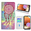 Ntech Hoesje geschikt voor Samsung Galaxy A32 4G Bookcase met dromenvanger print Roze