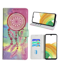 Ntech Samsung Galaxy A33 (4G/5G) Bookcase met dromenvanger