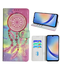 Ntech Samsung Galaxy A34 Bookcase met dromenvanger