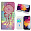 Ntech Hoesje geschikt voor Samsung Galaxy A50 Bookcase met dromenvanger print Roze