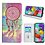 Ntech Hoesje geschikt voor Samsung Galaxy A51 Bookcase met dromenvanger print Roze