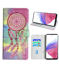 Ntech Samsung Galaxy A53 Bookcase met dromenvanger