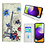 Ntech Hoesje geschikt voor Samsung Galaxy A52 Bookcase met Eiffel Toren /Parijs