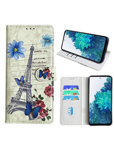 Ntech Samsung Galaxy S20 FE 5G Bookcase met Eiffel Toren